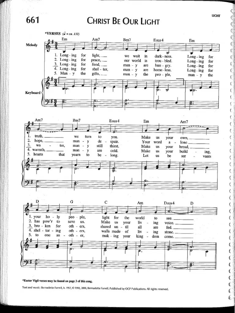 Christ Be Our Light PDF
