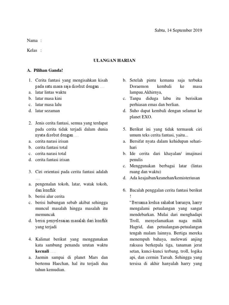 Ulangan Harian | PDF