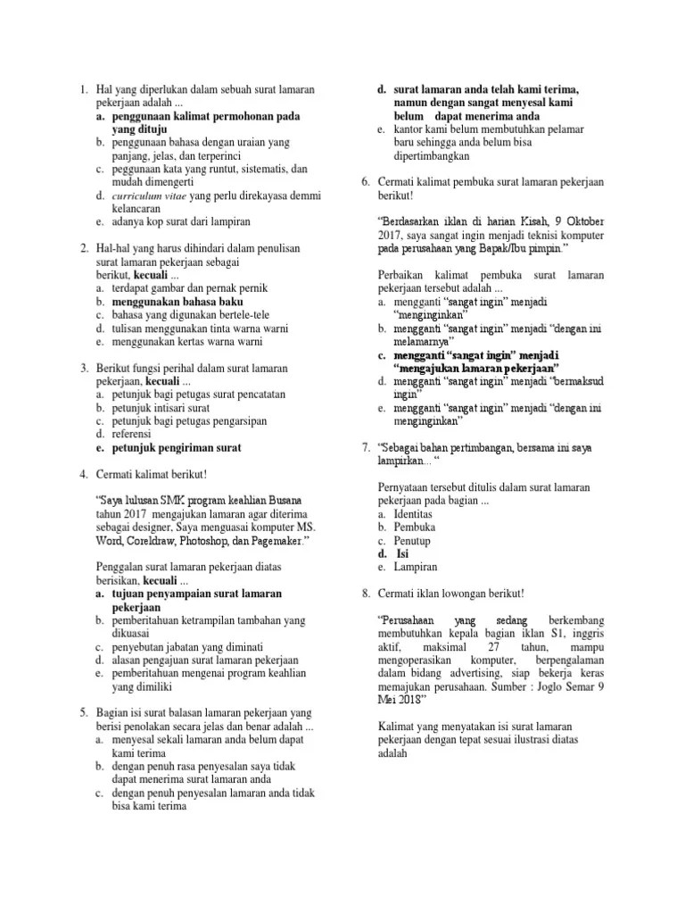 Latihan Soal Kelas XII | PDF