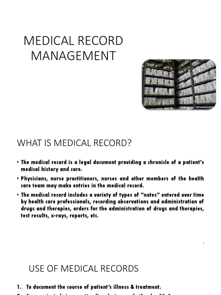 MRD Meaning, FN PDF Medical Record Patient