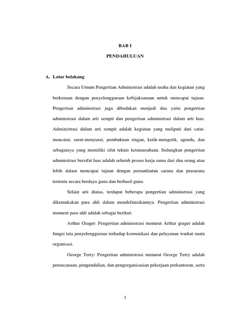 Makalah Administrasi Umum | PDF