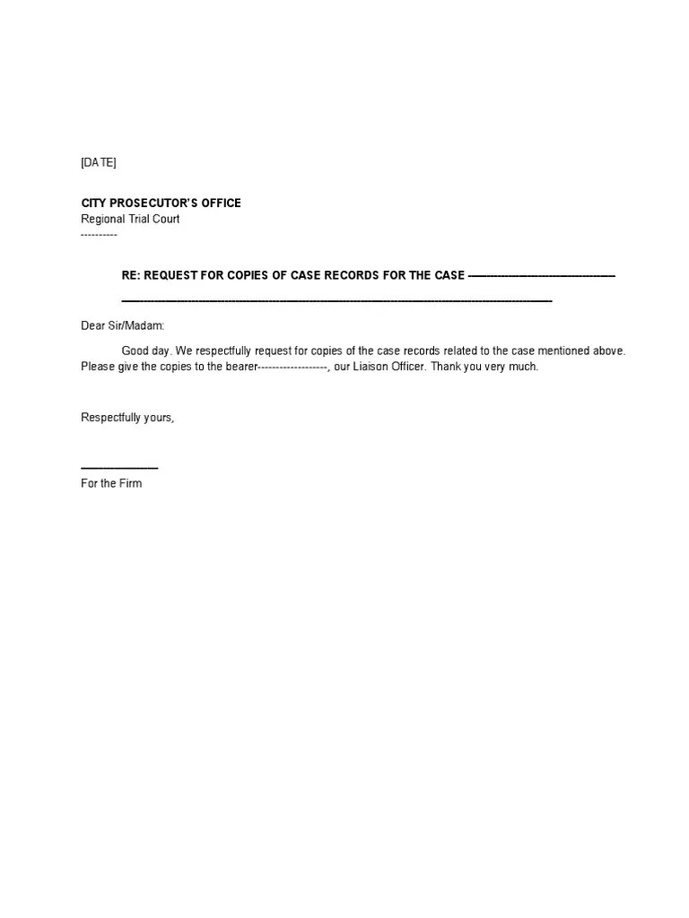 Letter Request For Court Records Template 2.0 PDF