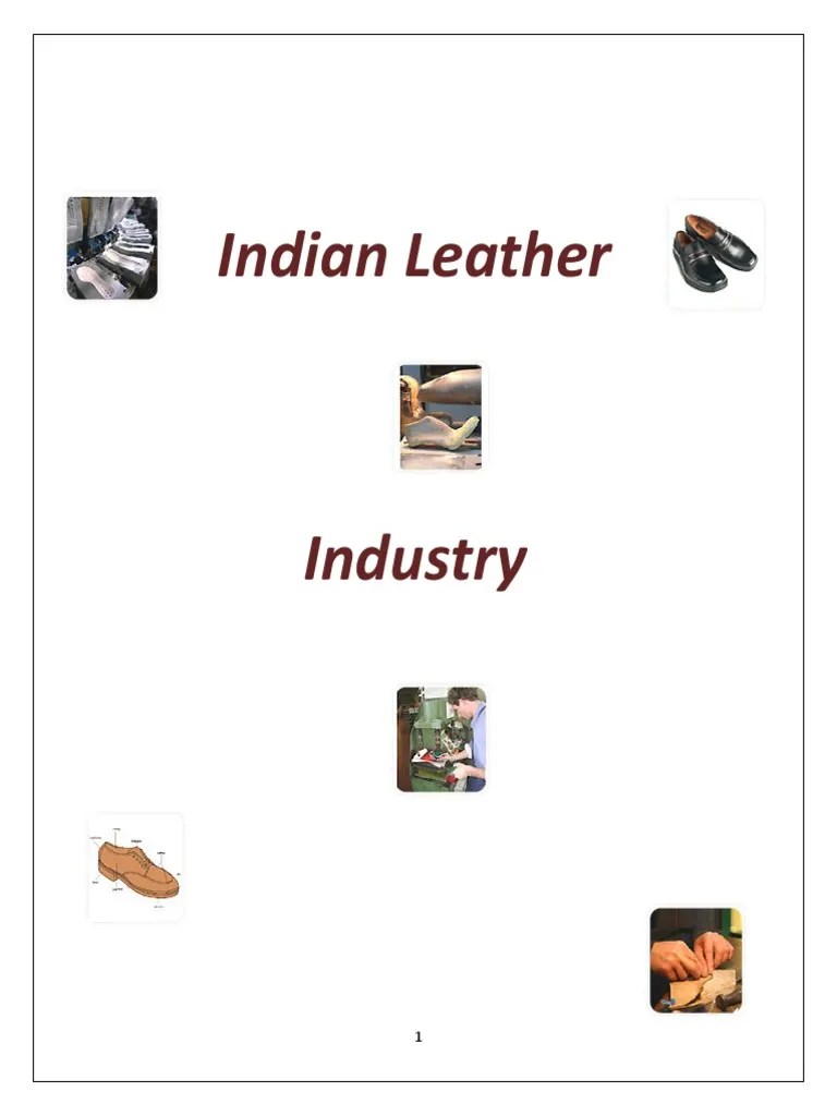 Indian Leather Industry PDF Leather Pollution