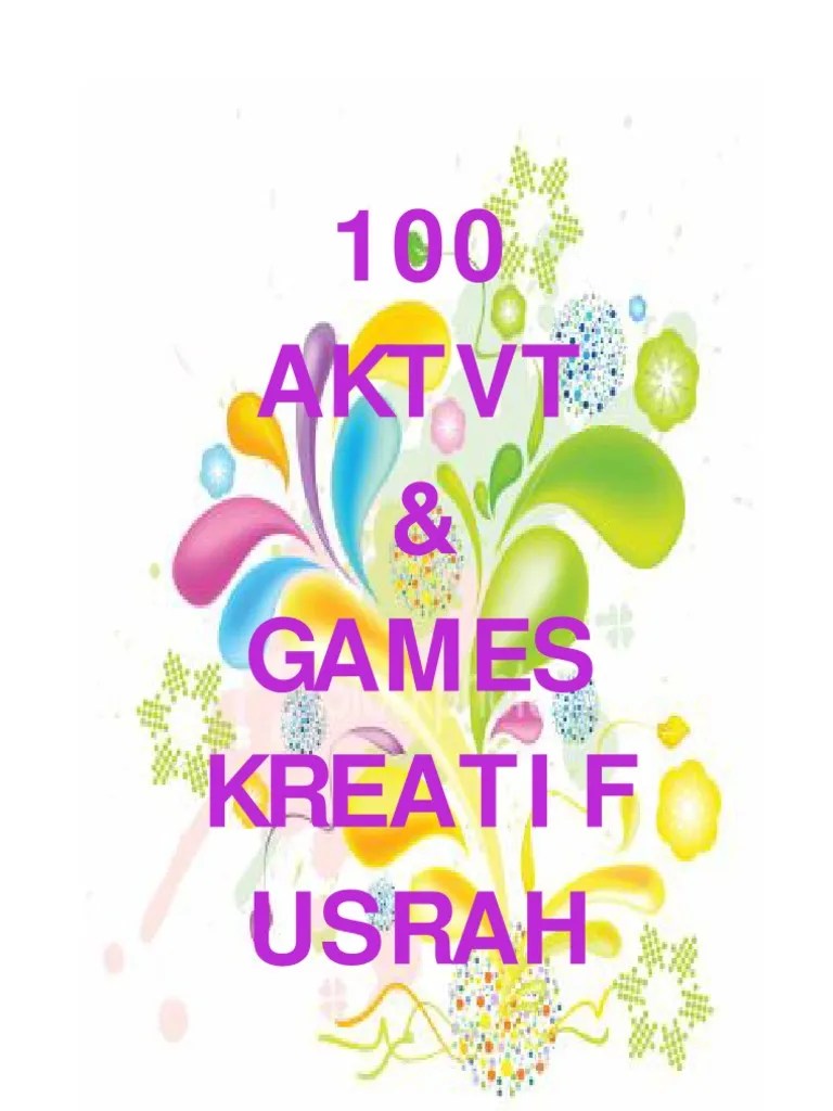 100 Aktvt _ Games Kreatif Usrah