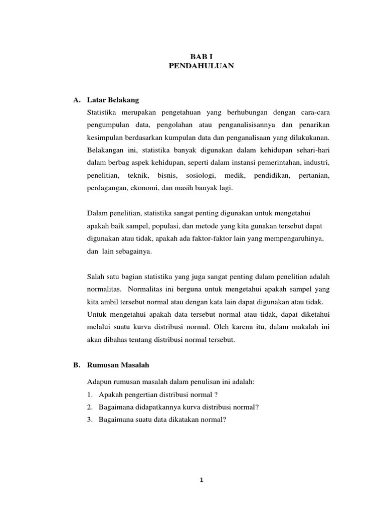 Distribusi Normal | PDF