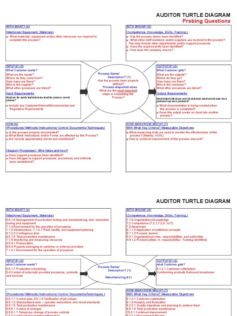 Turtle Diagram for Audit.xls | Performance Indicator | Competence