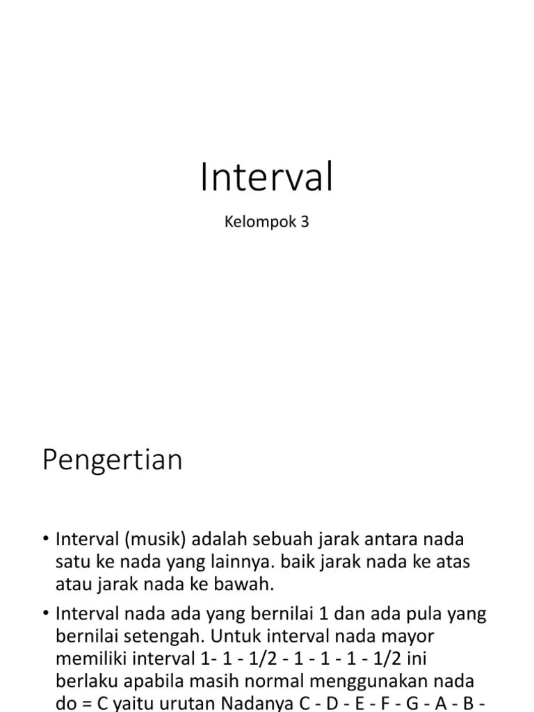 Interval | PDF