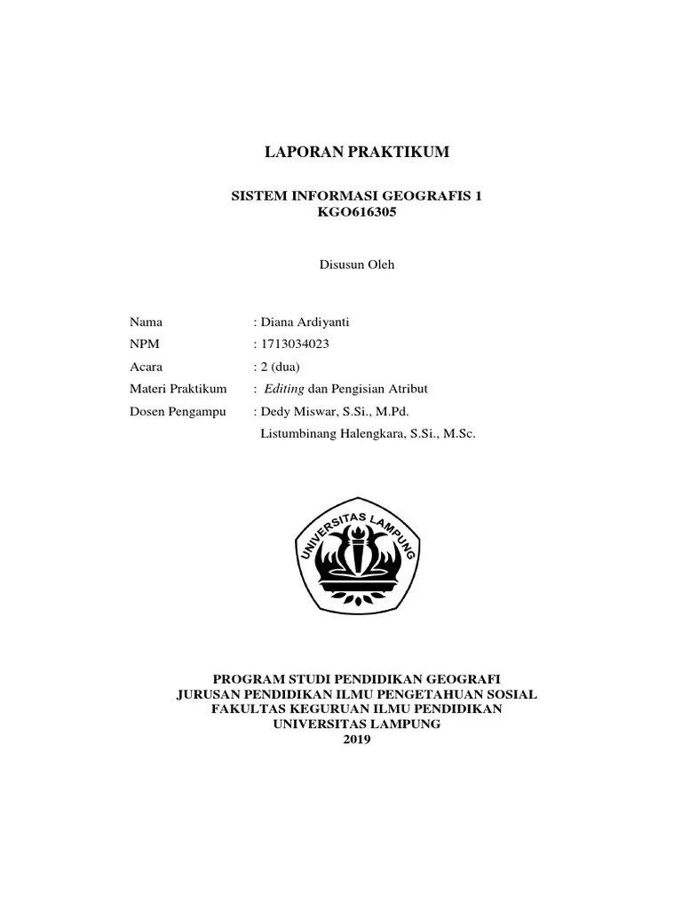 Praktikum 2 Sistem Informasi Geografis | PDF