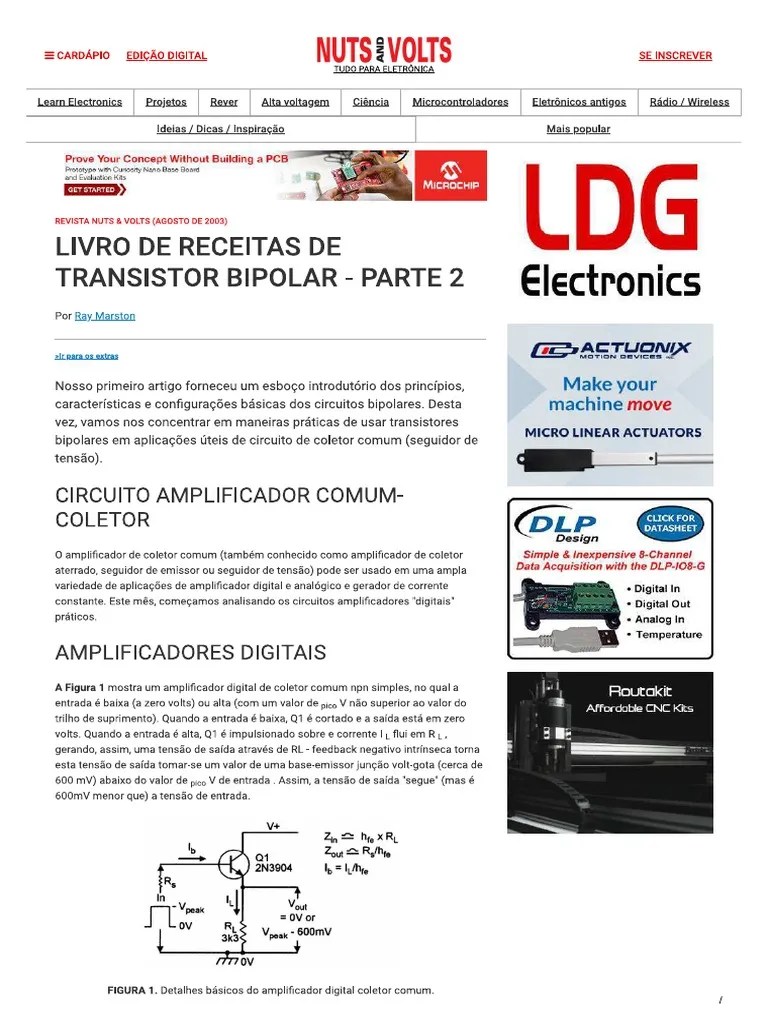 Bipolar Transistor Cookbook Part 2 Nuts & Volts Magazine PDF