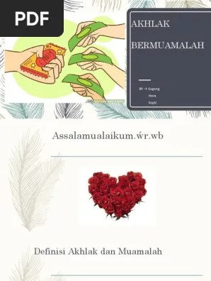 Akhlak Bermuamalah | PDF