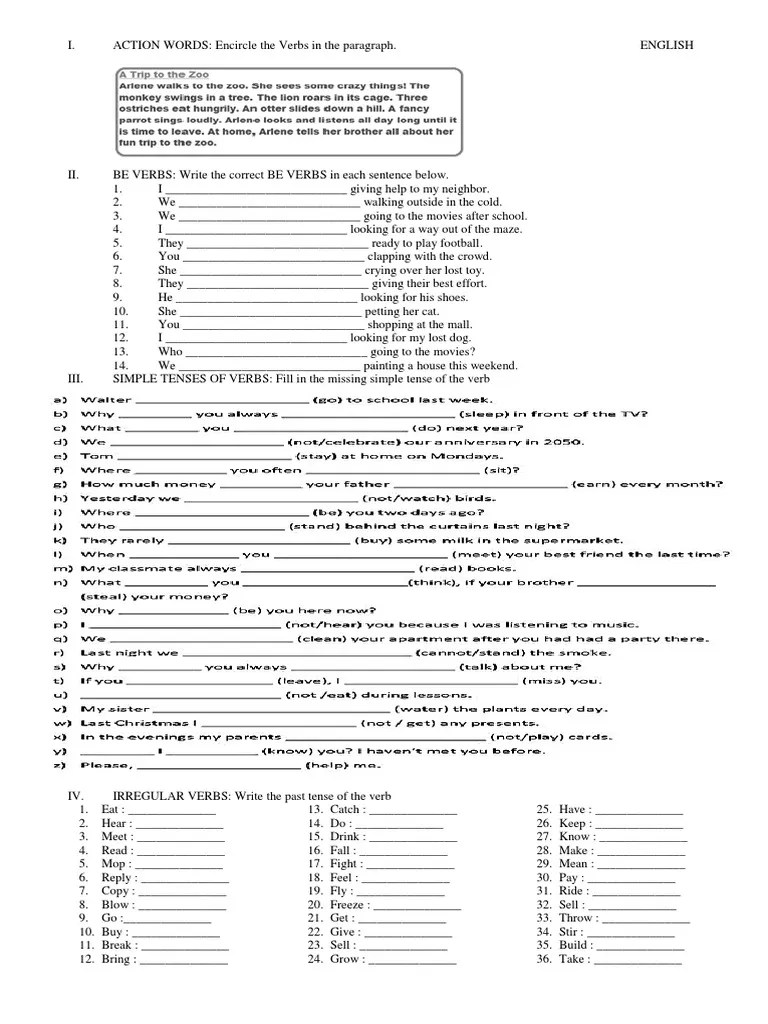 ENGLISH | PDF | Verb | English Language