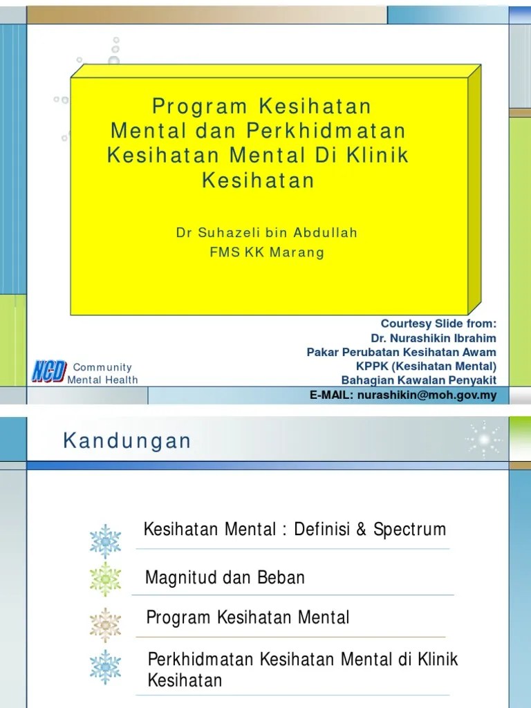 Program Kesihatan Mental Komuniti_Terengganu