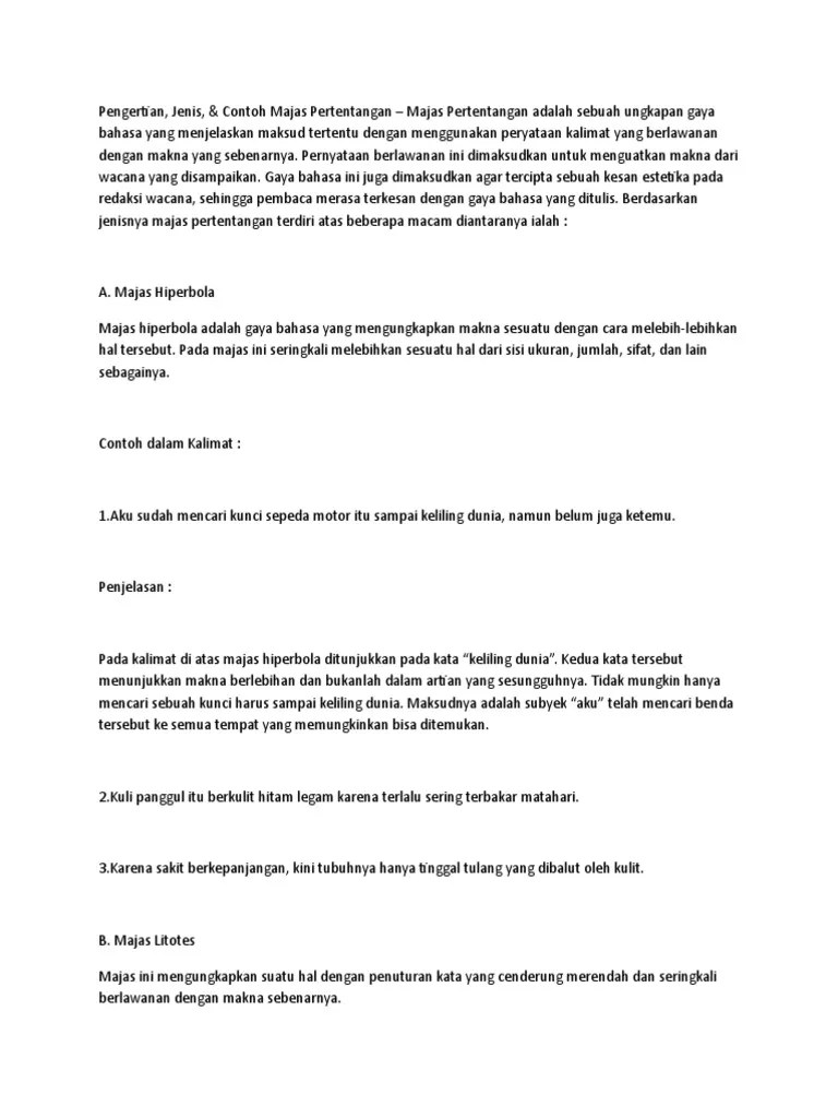 Contoh Majas | PDF