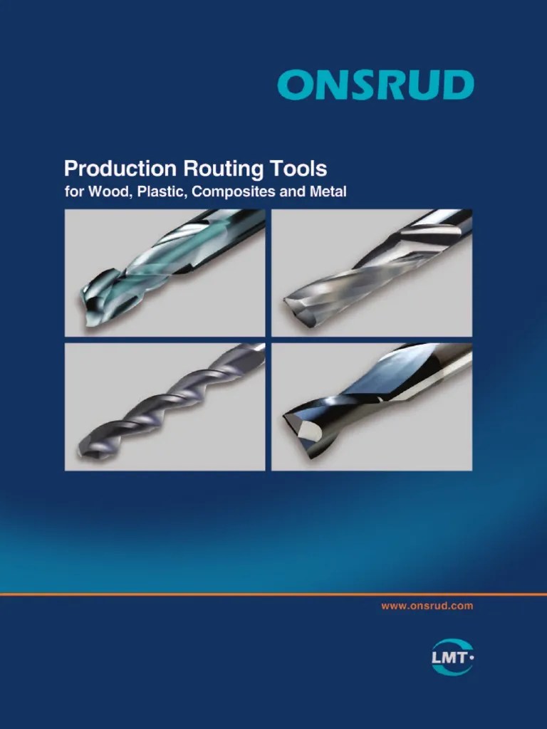 Onsrud Router Bit Catalog Download Free PDF Plastic Industrial