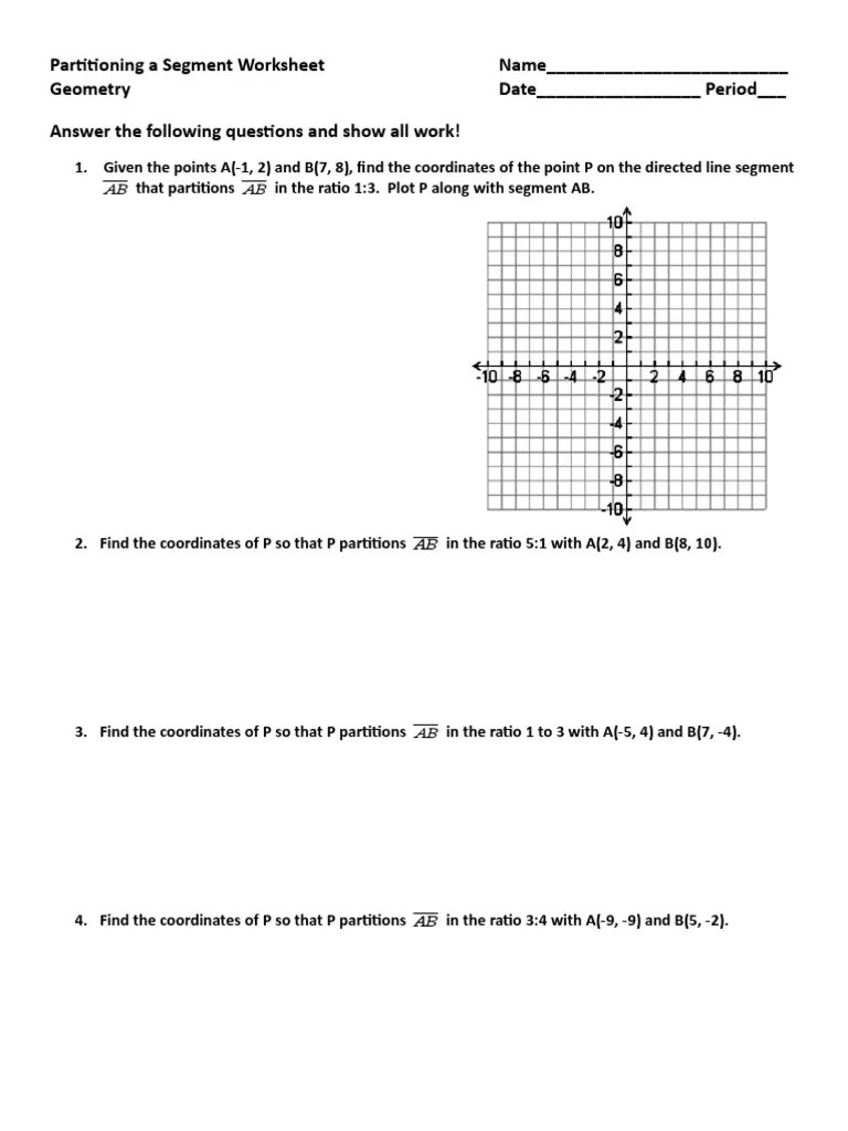 PartitionaSegmentWorksheet