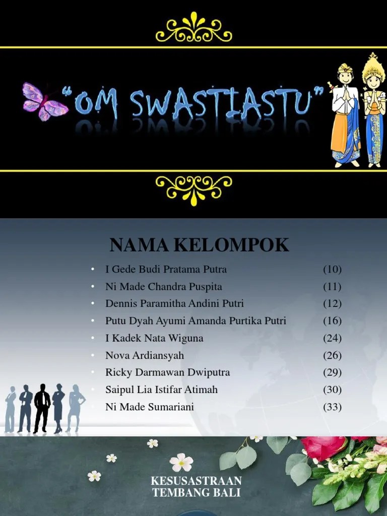 B.bali Tembang | PDF