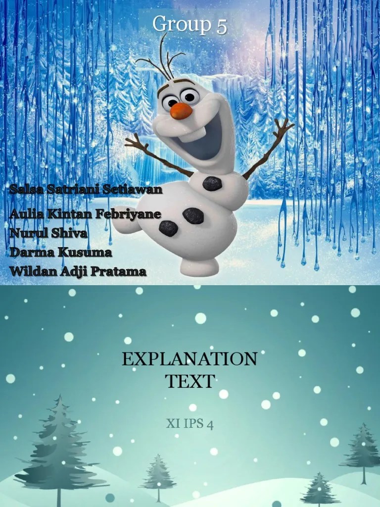 The explanation text about snow Snow Ice
