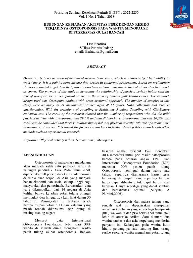 77-Article Text-227-1-10-20180820 | PDF | Research Methods |  Musculoskeletal System