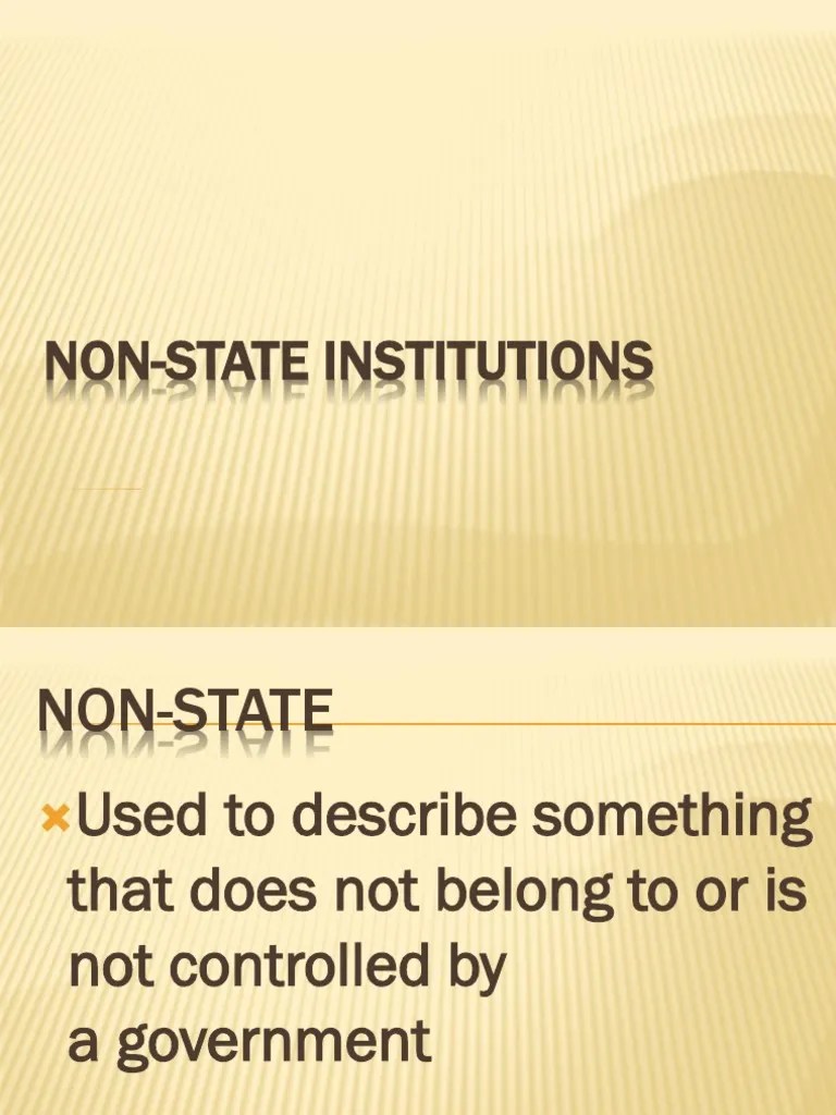 Nonstate institutions.pptx Banks Cooperative