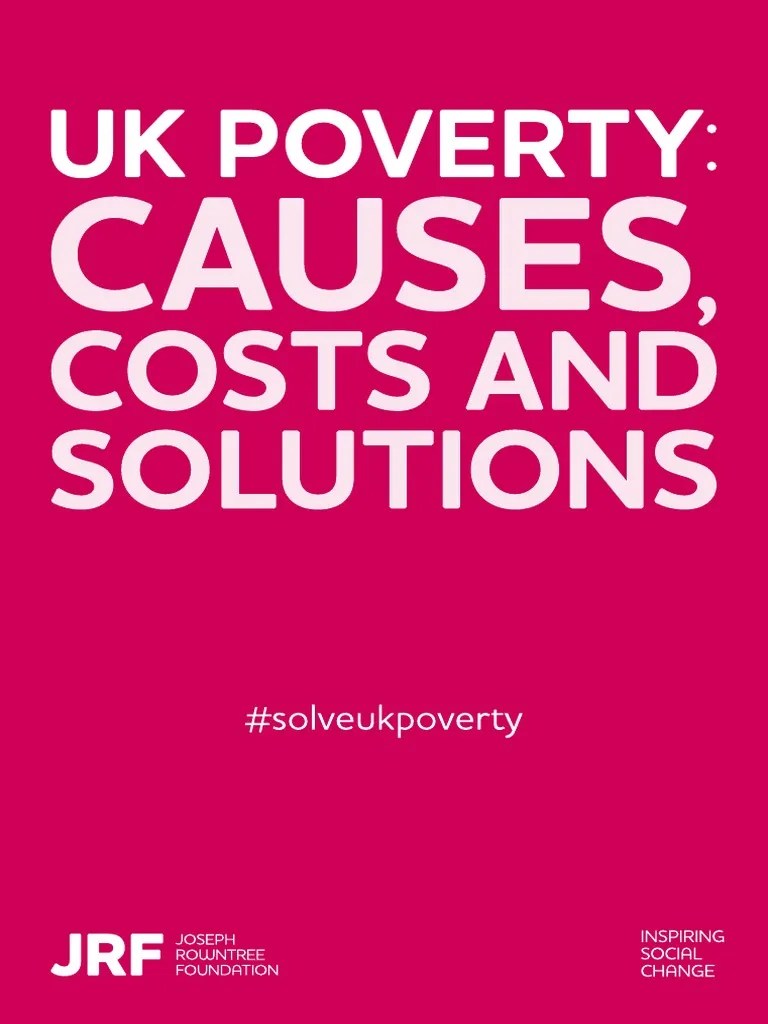 Joseph Rowntree Foundation UK Poverty Report PDF Poverty Threshold