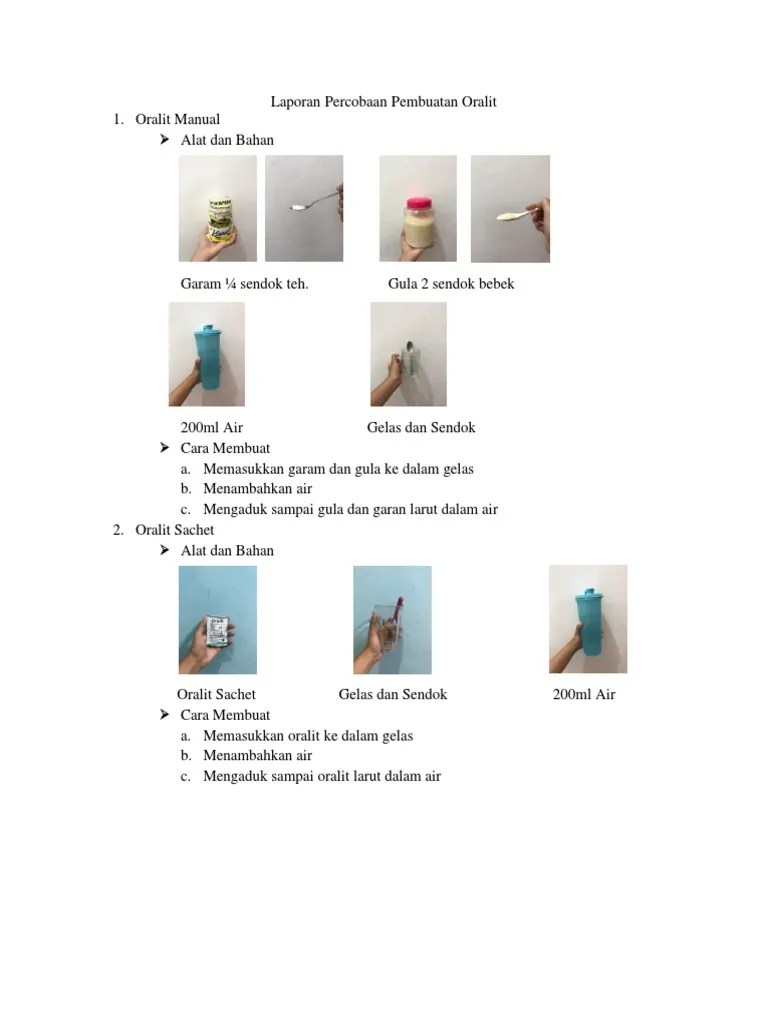 Laporan Oralit | PDF