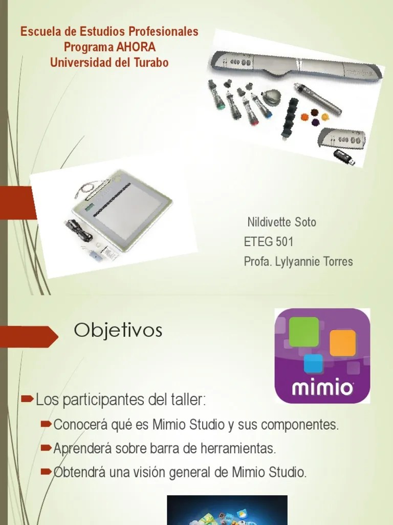 Mimio Studio PDF PDF Informática Software