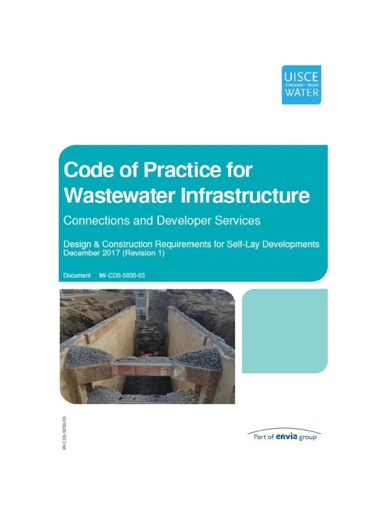 Wastewater Code of Practice PDF Combined Sewer Wastewater