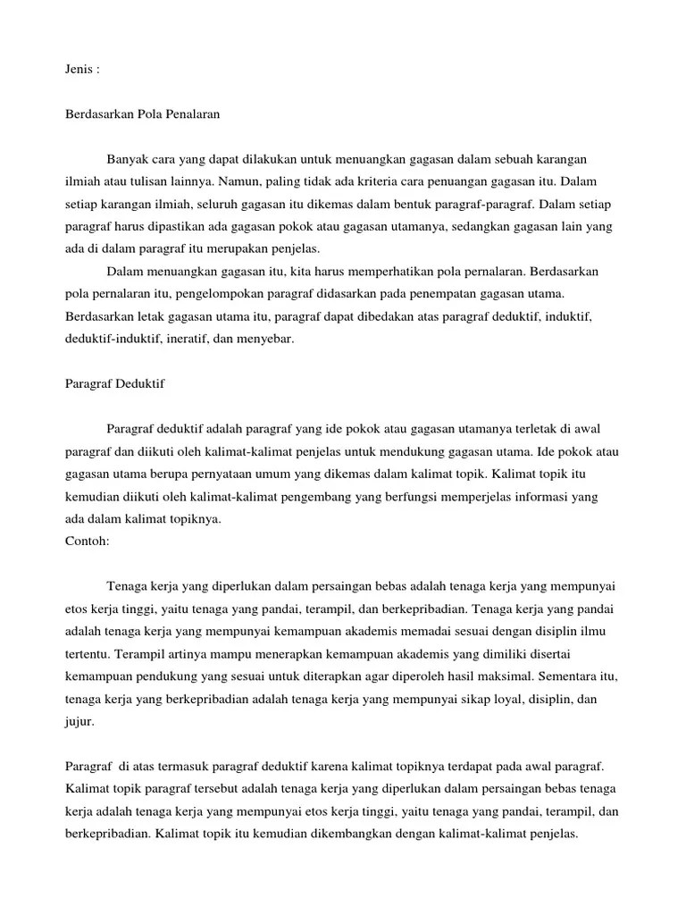Jenis Paragraf | PDF