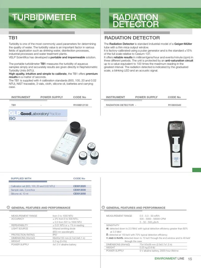 66 Turbidimeter PDF Calibration Scientific Observation