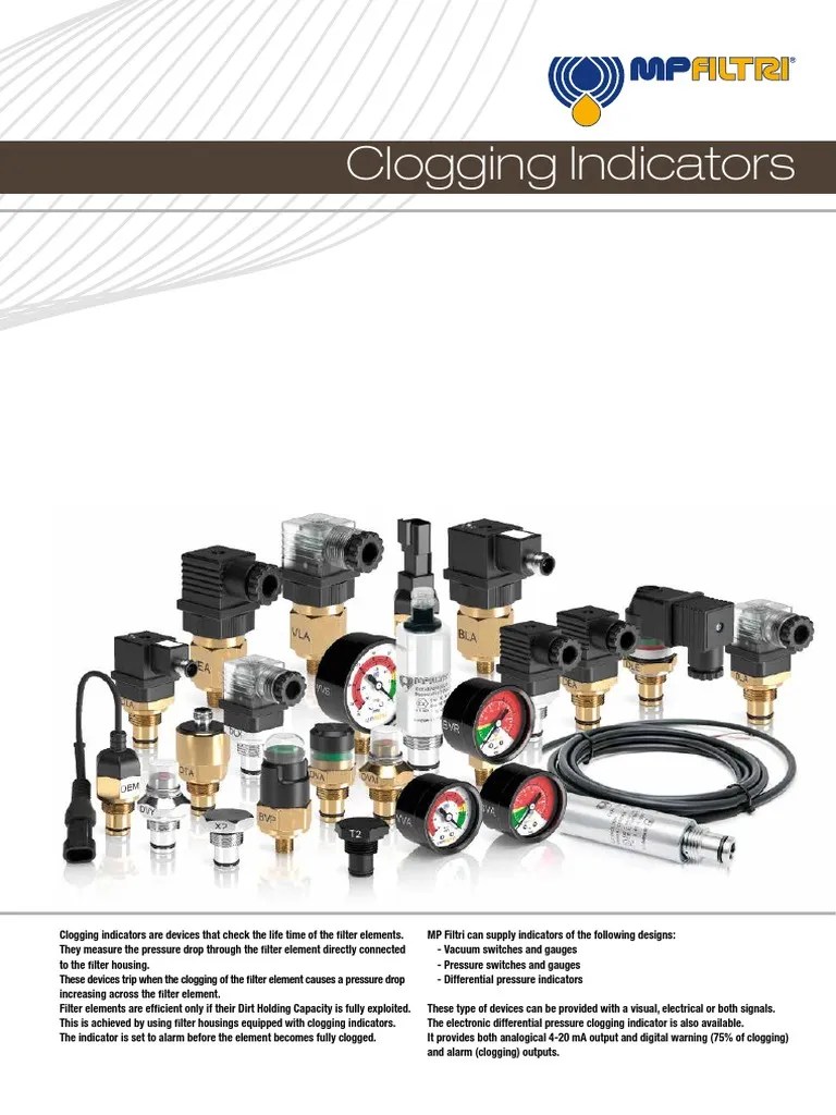 CloggingIndicators en 012019 PDF PDF Pressure Measurement Vacuum
