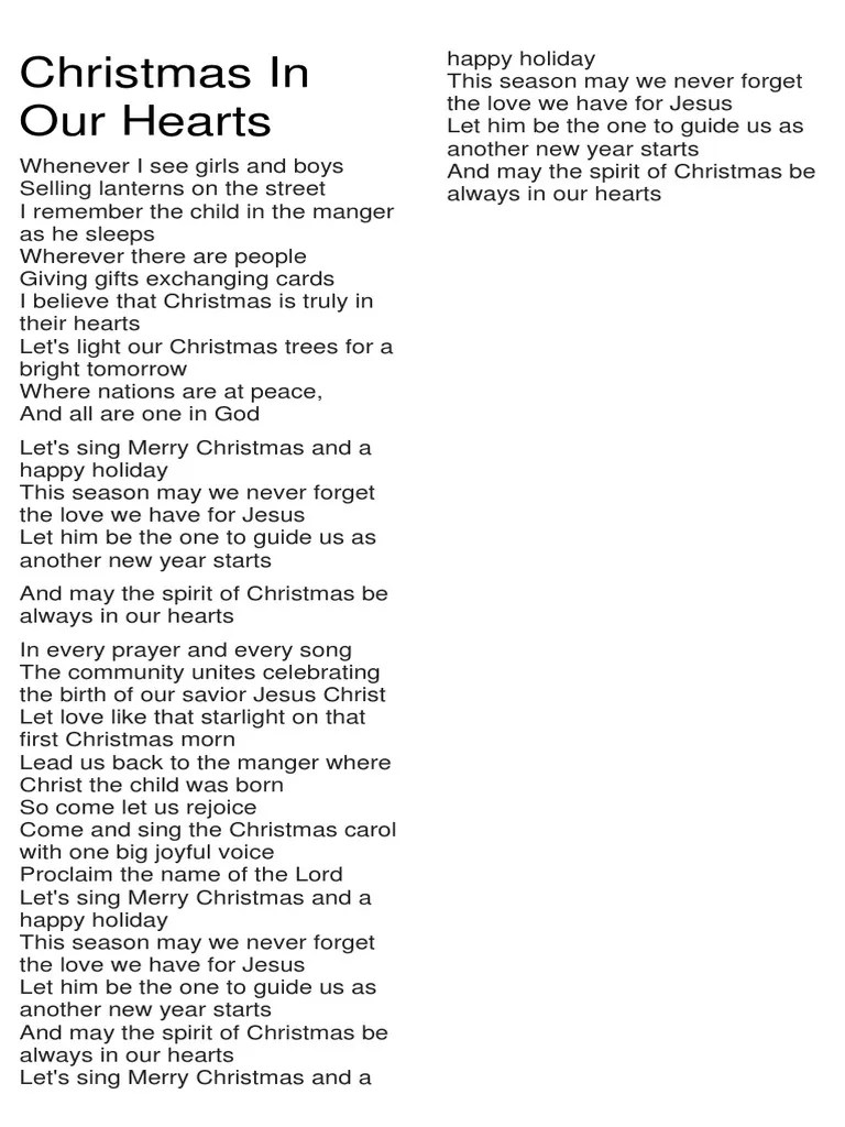 Christmas in Our Hearts PDF Christmas And Holiday Season Christmas