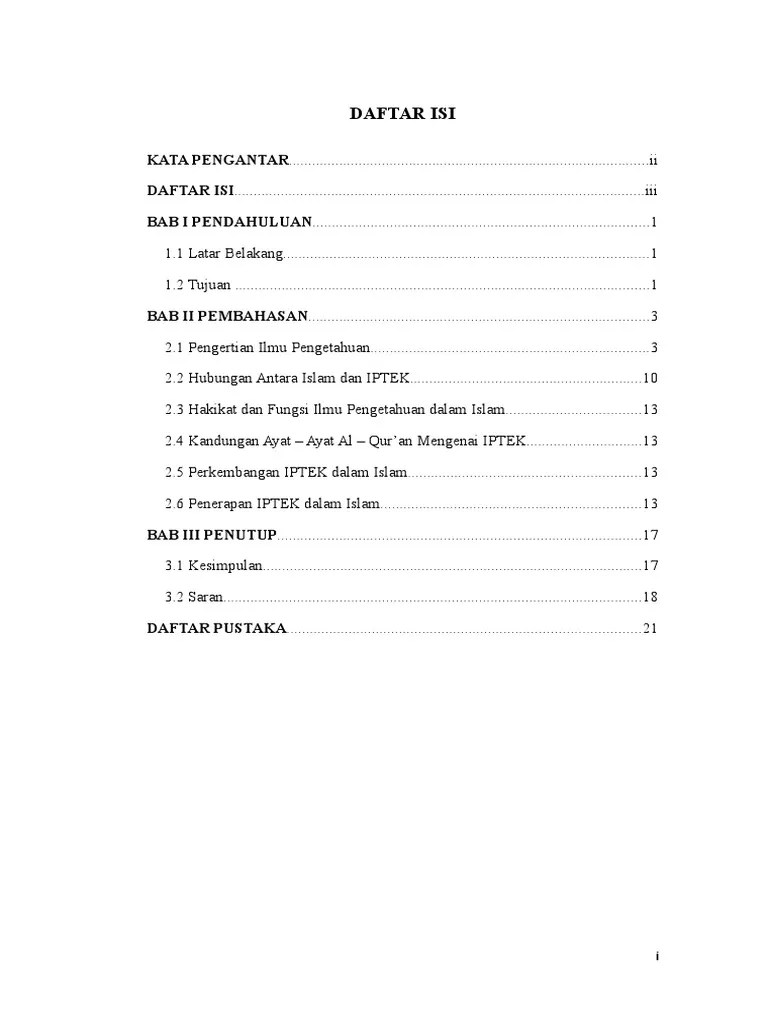 ISI Makalah - Islam - Dan - Iptek