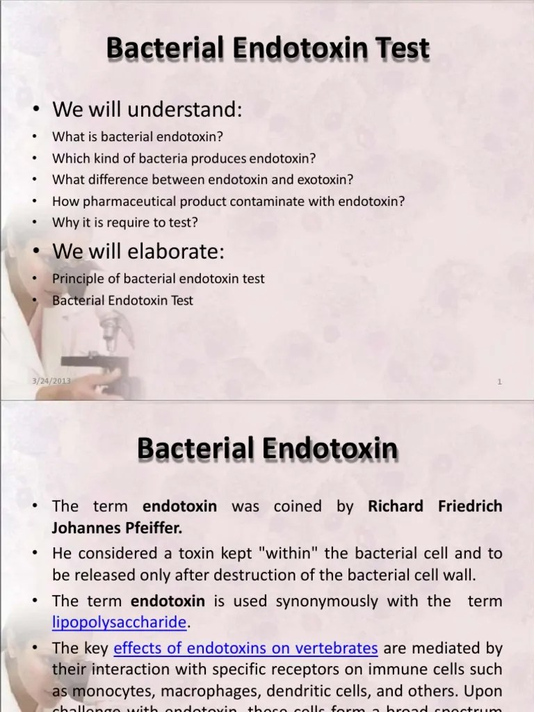 Comprehensive Guide to Bacterial Endotoxin Testing Principles