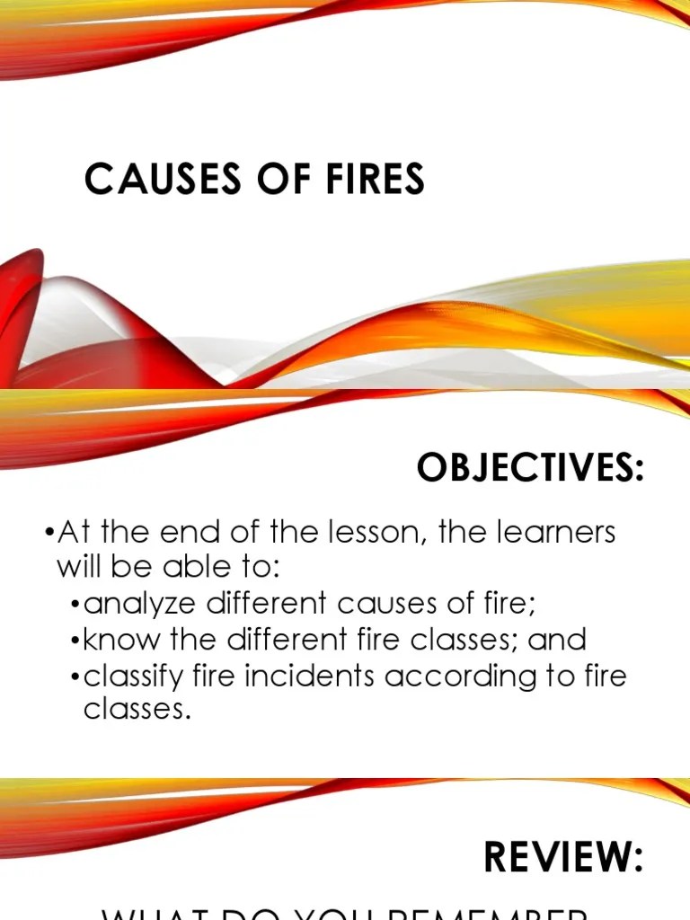 Understanding Fires Causes, Classes, Prevention, and Response PDF