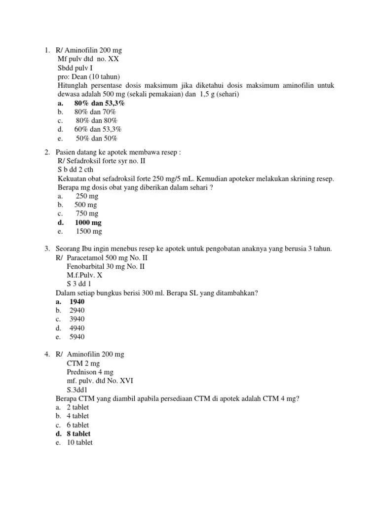 Soal CND Kelas A | PDF
