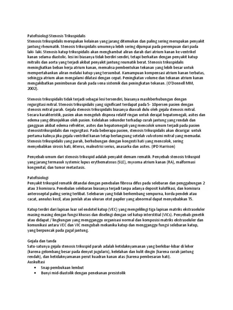 Stenosis Trikuspid | PDF