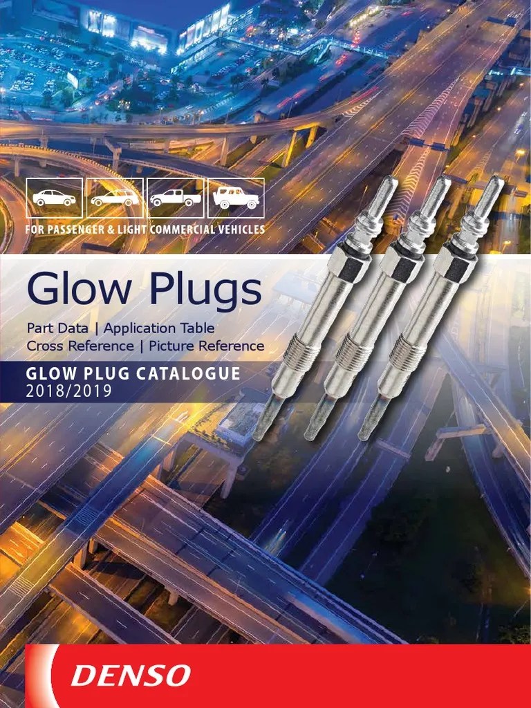 DENSO Glow Plug Catalogue PDF PDF