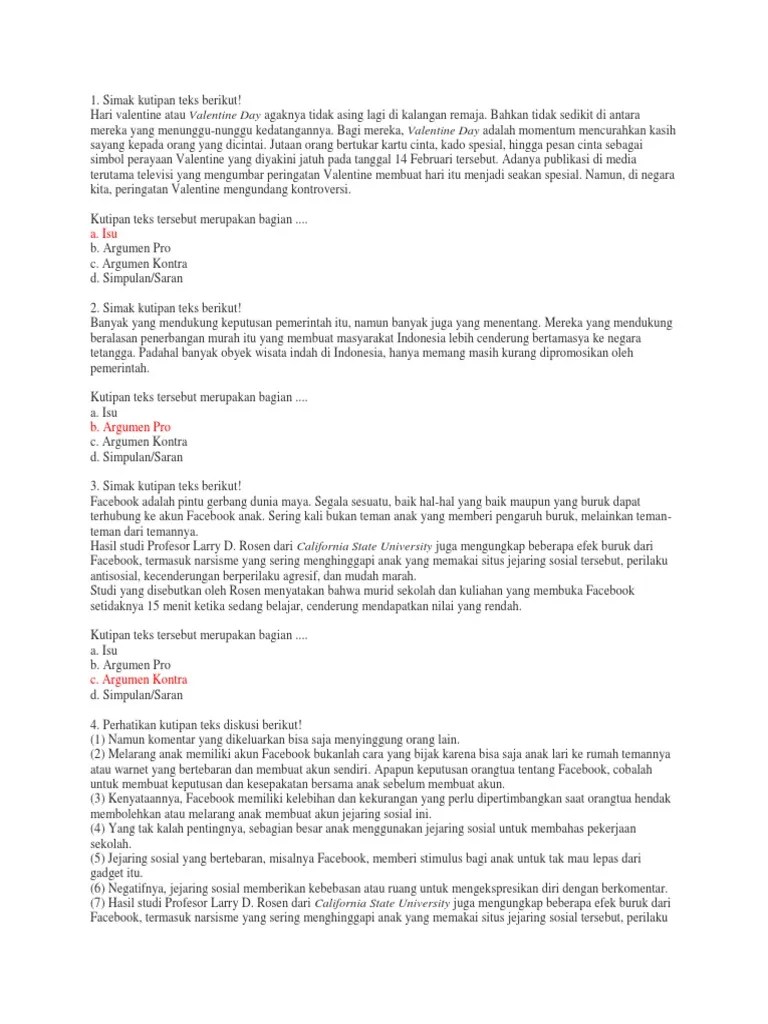 Bindo Teks Diskusi Cerpen | PDF