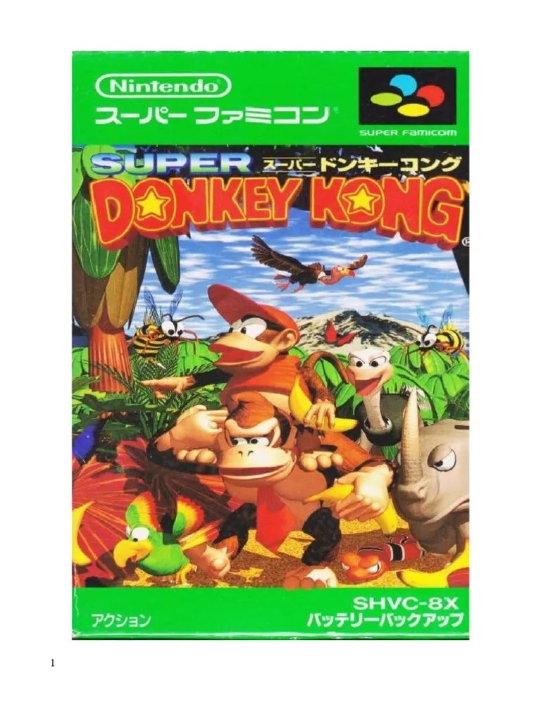 Guía Donkey Kong Country (SNES) PDF Wii Nintendo