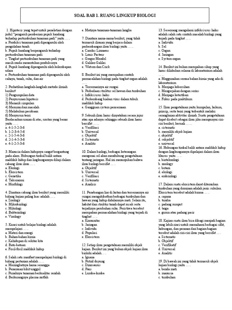 Kelas 10 Semester 1 | PDF