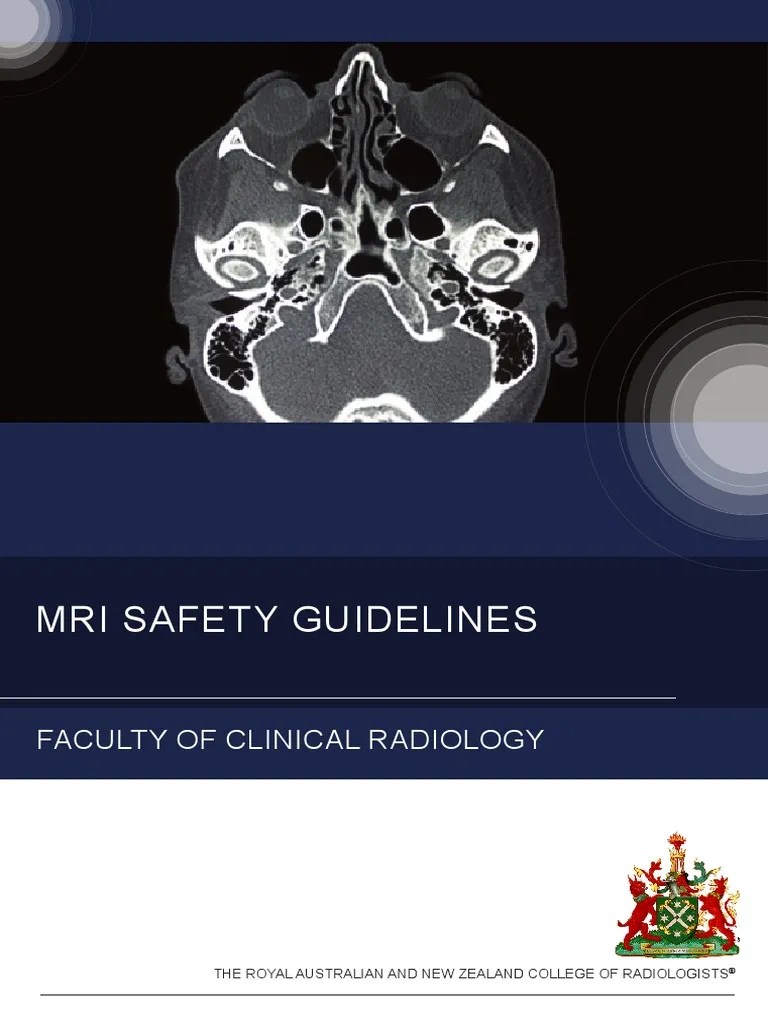 MRI Safety Guidelines V2 PDF Resonance Imaging Radiology