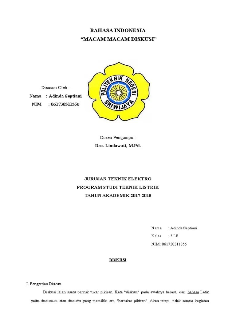 Macam Macam Diskusi | PDF