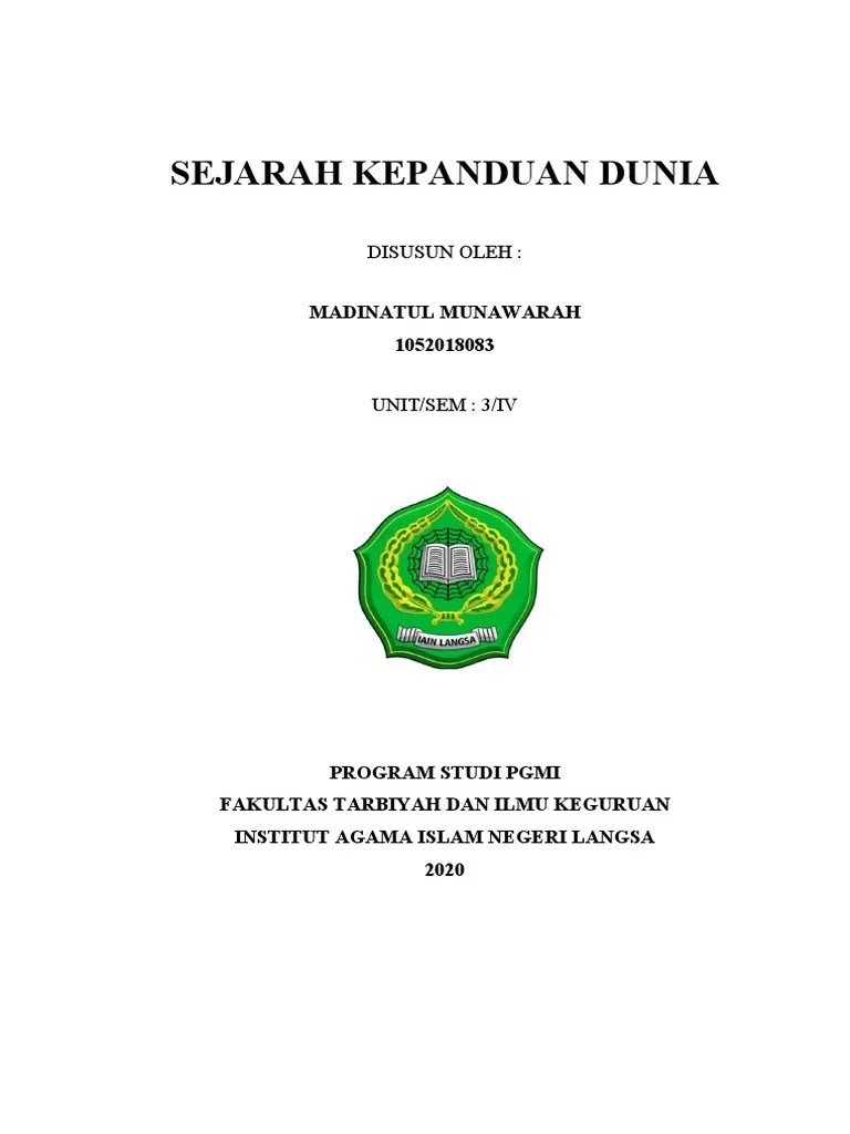 Makalah SEJARAH KEPANDUAN DUNIA | PDF