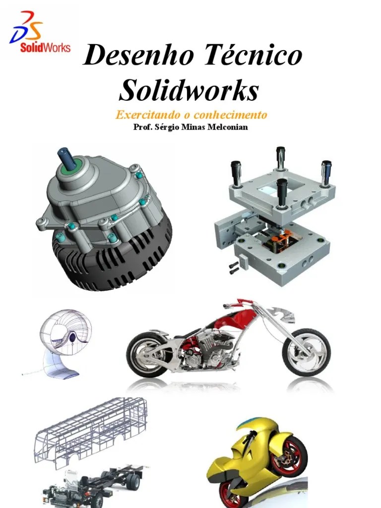 Apostila Exercícios SolidWorks PDF Engenharia Science