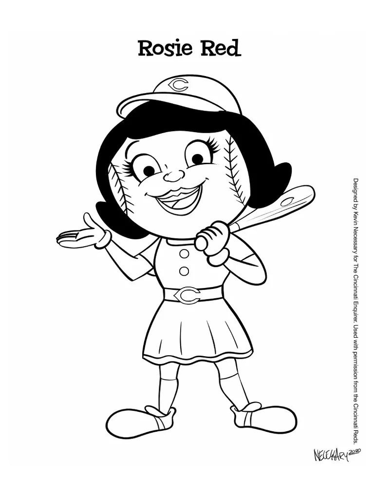 Rosie Red Coloring Page PDF PDF