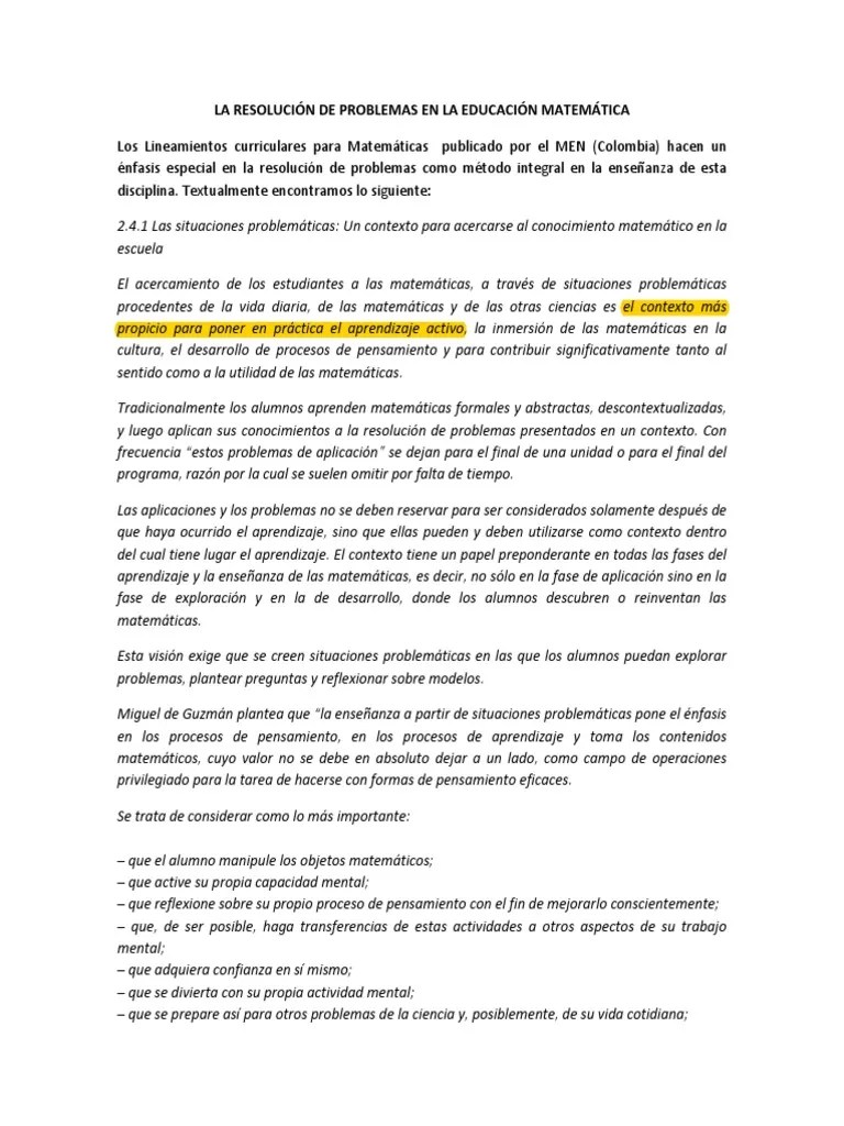 ¡obtén la app de soluciones matemáticas de cymath en tu. La Resolucion De Problemas En La Educacion Matematica Ensenanza De Matematica Conocimiento