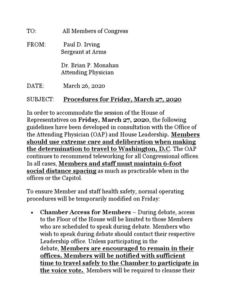 Extreme Security Measures Memo United States Capitol United States