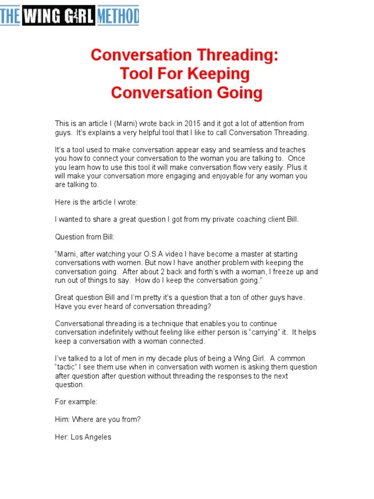 Conversation Threading Article PDF Conversation