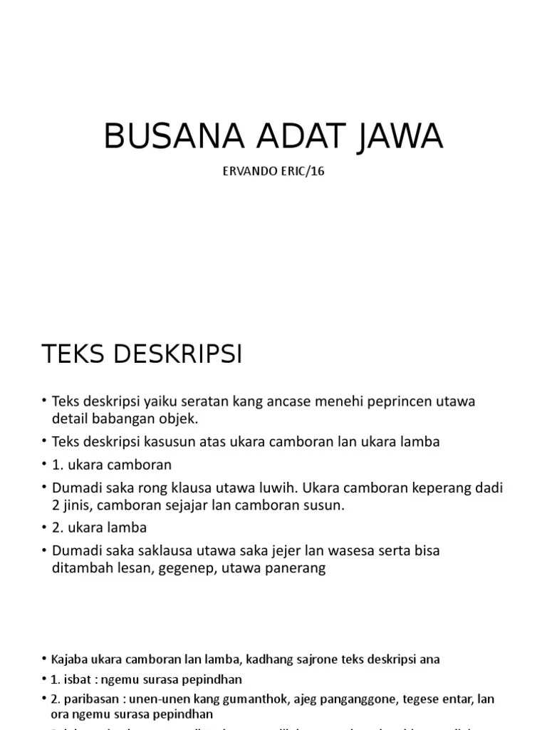 Deskripsi Yoiku – Nasi