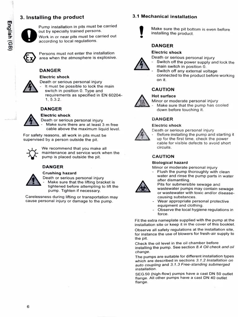 Grundfos Pump Manual PDF PDF Pump Switch